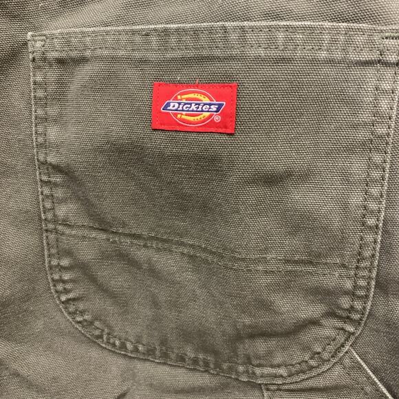 Dickies Mens Cargo Work Pants 42x32 Army Green - Picture 1 of 6